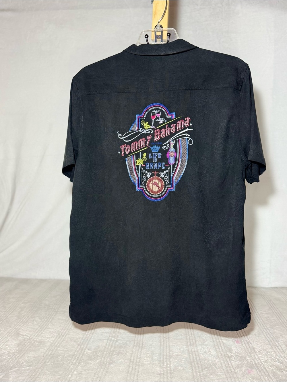 Tommy Bahama Tobin James Cellars Embroidered Camp Shirt